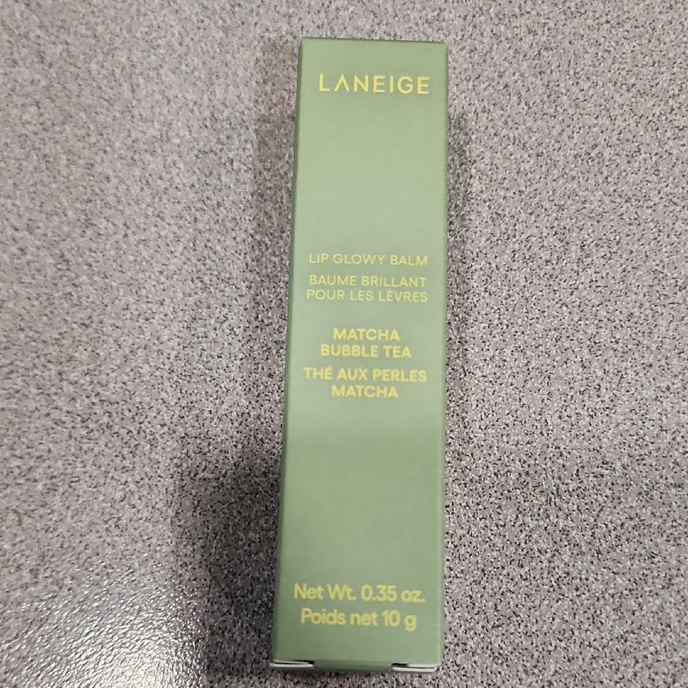 LANEIGE Lip Glowy Balm - Matcha Bubble Tea